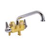 Design House 2-Handle Utility Faucet, Rough Brass and Chrome 558049